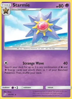 Pokémon-Karte Starmie 065/181