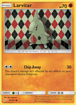 Pokémon-Karte Larvitar 079/181