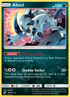 Pokémon-Karte Absol 088/181
