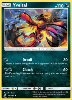Pokémon-Karte Yveltal 095/181
