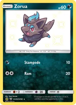 Pokémon-Karte Zorua SV25