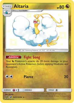 Pokémon-Karte Altaria SV37