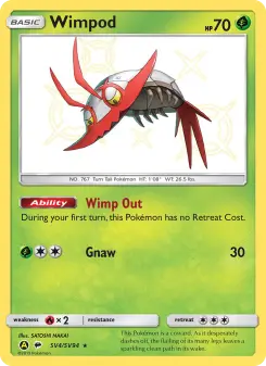 Pokémon-Karte Reißlaus SV4