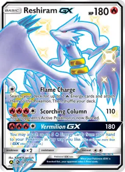 Pokémon-Karte Reshiram-GX SV51