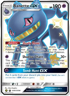Pokémon-Karte Banette-GX SV61