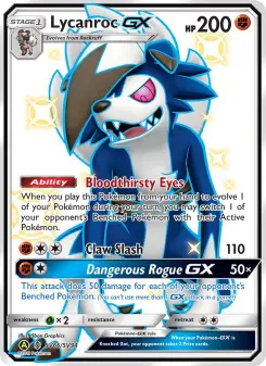 Pokémon-Karte Wolwerock-GX SV66
