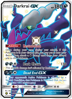 Pokémon-Karte Darkrai-GX SV70