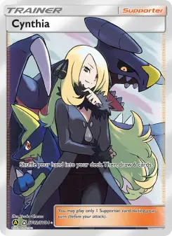 Pokémon-Karte Cynthia SV82