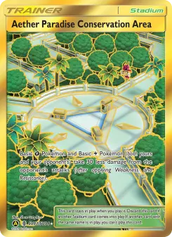 Pokémon-Karte Schutzzone des Æther-Paradieses SV87