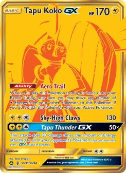 Pokémon-Karte Kapu-Riki-GX SV93
