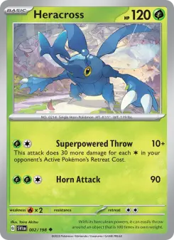 Pokémon-Karte Heracross 002/198