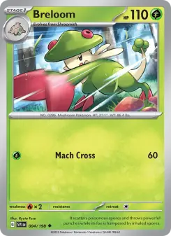 Pokémon-Karte Breloom 004/198