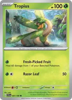 Pokémon-Karte Tropius 007/198