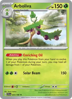 Pokémon-Karte Arboliva 023/198