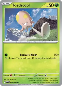 Pokémon-Karte Toedscool 024/198