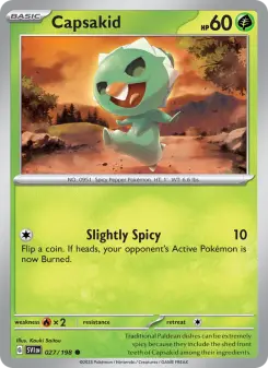 Pokémon-Karte Capsakid 027/198