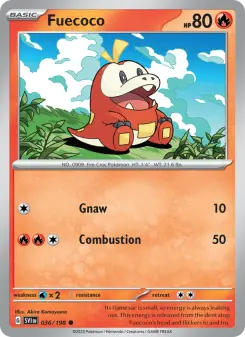 Pokémon-Karte Fuecoco 036/198