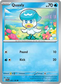 Pokémon-Karte Quaxly 052/198