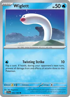 Pokémon-Karte Wiglett 055/198