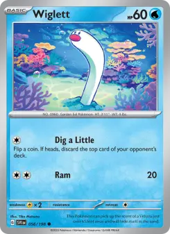 Pokémon-Karte Wiglett 056/198