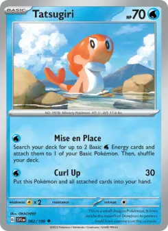 Pokémon-Karte Tatsugiri 062/198