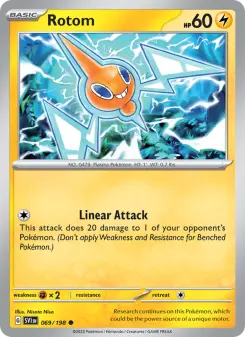 Pokémon-Karte Rotom 069/198
