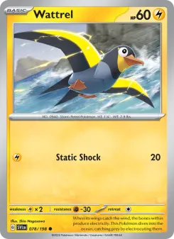 Pokémon-Karte Wattrel 078/198