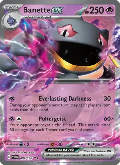 Pokémon-Karte Banette ex 088/198
