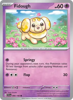 Pokémon-Karte Fidough 098/198