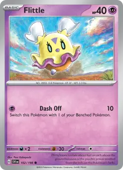 Pokémon-Karte Flittle 102/198