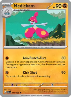 Pokémon-Karte Medicham 111/198