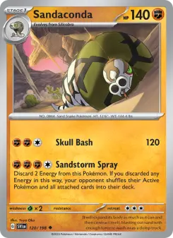 Pokémon-Karte Sandaconda 120/198