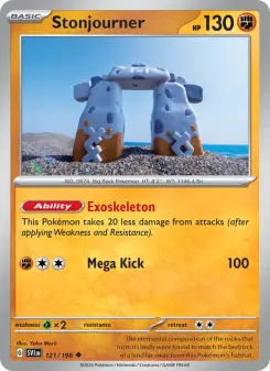 Pokémon-Karte Stonjourner 121/198