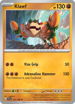 Pokémon-Karte Klawf 122/198