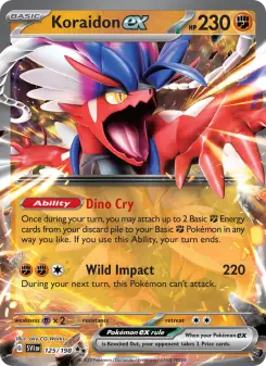 Pokémon-Karte Koraidon ex 125/198