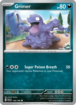 Pokémon-Karte Grimer 126/198