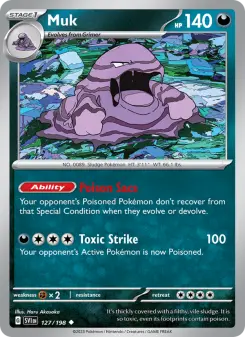 Pokémon-Karte Muk 127/198
