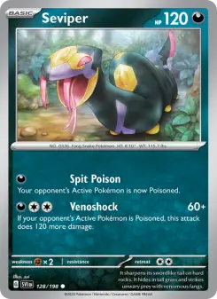 Pokémon-Karte Seviper 128/198
