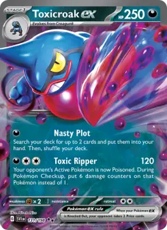 Pokémon-Karte Toxicroak ex 131/198