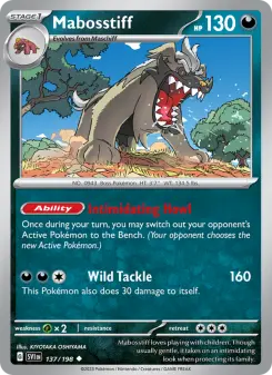 Pokémon-Karte Mabosstiff 137/198