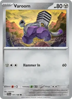 Pokémon-Karte Varoom 141/198