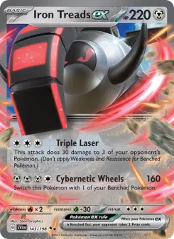 Pokémon-Karte Iron Treads ex 143/198