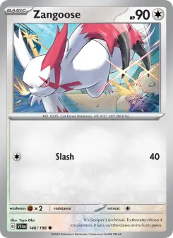 Pokémon-Karte Zangoose 146/198
