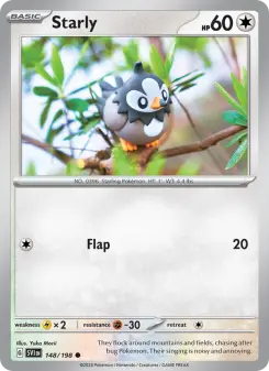 Pokémon-Karte Starly 148/198