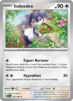Pokémon-Karte Indeedee 153/198