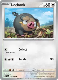 Pokémon-Karte Lechonk 155/198