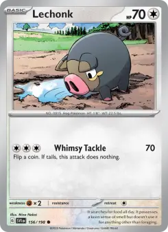 Pokémon-Karte Lechonk 156/198