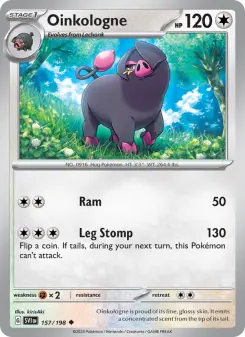 Pokémon-Karte Oinkologne 157/198