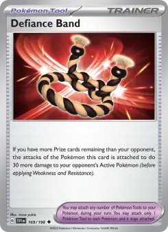 Pokémon-Karte Defiance Band 169/198