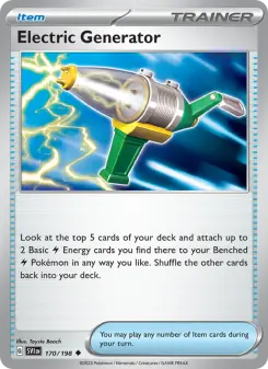 Pokémon-Karte Electric Generator 170/198